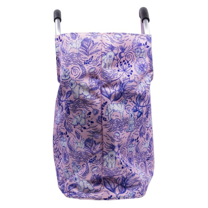 shopping bag, spacious, with metal handle, customized design - 1