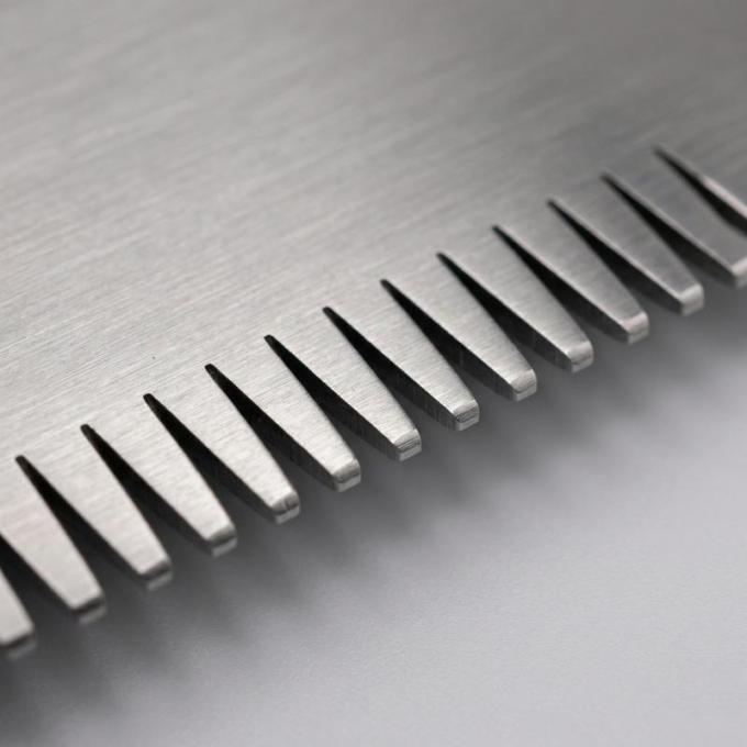 stripmes met fijne tanden en houten handvat - 2