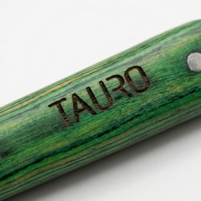 stripmes met grove tanden en houten handvat - 4