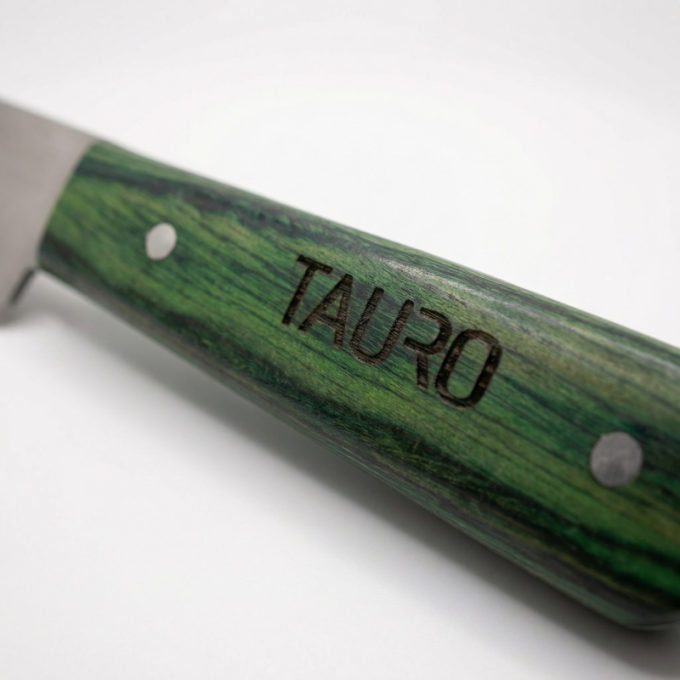 stripmes met grove tanden en houten handvat - 5