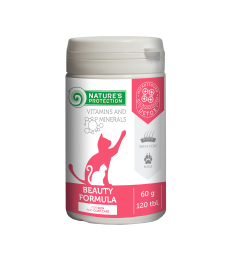 complementary feed for adult cats for skin and coat care