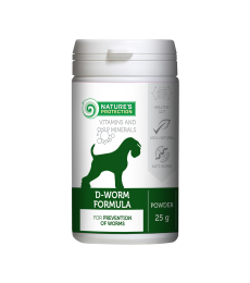 complementary feed for adult dogs for prevention of worms