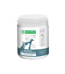 complementary feed for adult dogs and cats for maintaining energy levels and body recovery