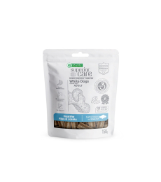 grain free complementary feed - snacks for adult dogs of all breeds with white fish