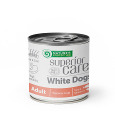 White Dogs complementary feed - soup for adult dogs of all breeds with salmon and tuna