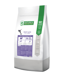 dry food for adult dogs of all breeds with lamb