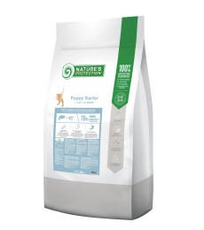 dry food for puppies of all breeds with salmon and krill