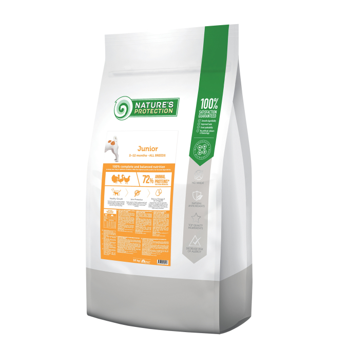 dry food for junior all breed dogs with poultry - 0