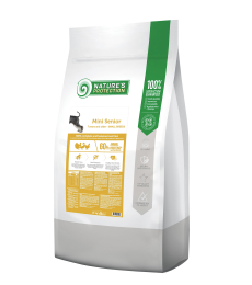 dry food for senior dogs of small breeds with poultry