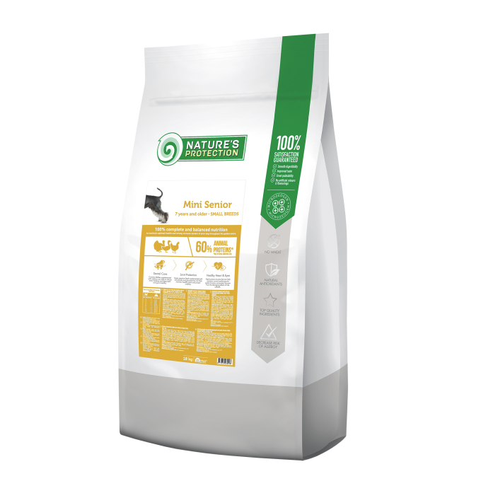 dry food for senior dogs of small breeds with poultry - 0