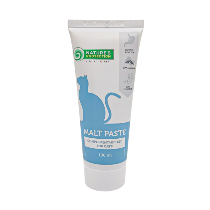Malt paste, paste for cats promoting hair removal, - 0