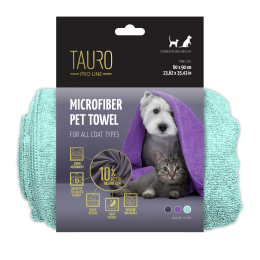 microfiber towel for pets, mint color