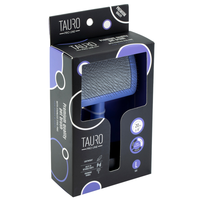 пластиковая кисть, фиолетовая, большой размер 17,5x10,6x6,2 см - 0