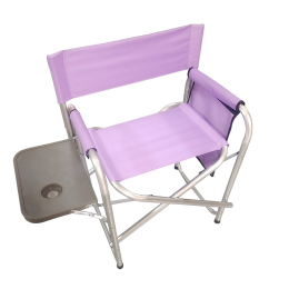 folding chair with table and aluminum legs