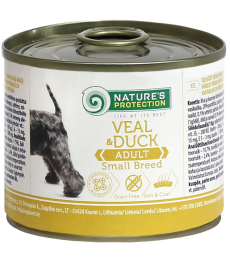 Adult Small Breed Veal &amp; Duck canned food for dogs