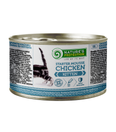 canned pet food for junior cats with chicken