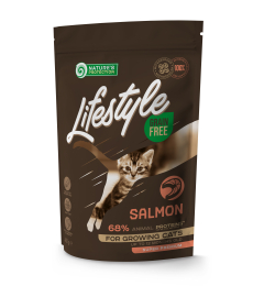dry grain free food for kittens with salmon