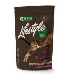 dry grain free food for senior cats with salmon