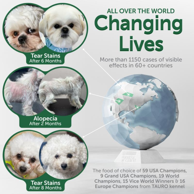 dry food with white fish for adult dogs of large breeds with white coat - 4