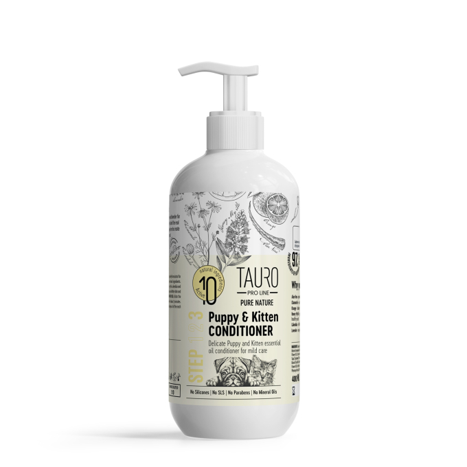 Pure Nature Delicate Puppy &amp;amp; Kitten, zachte vachtconditioner voor puppy's en kittens - 0
