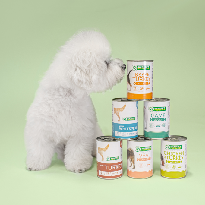 canned pet food for adult dogs with beef and duck hearts - 3