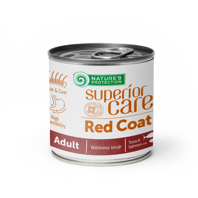 Red Coat complementary feed - soup for adult dogs of all breeds with salmon and tuna - 1