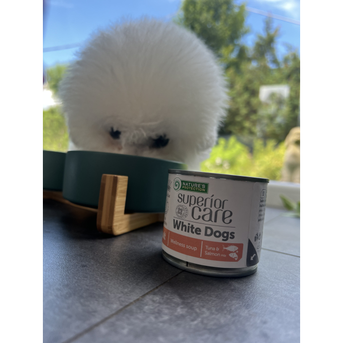 White Dogs complementary feed - soup for adult dogs of all breeds with salmon and tuna - 7