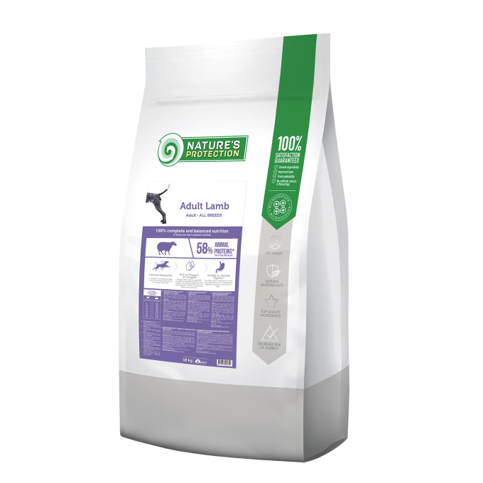 dry food for adult dogs of all breeds with lamb - 1