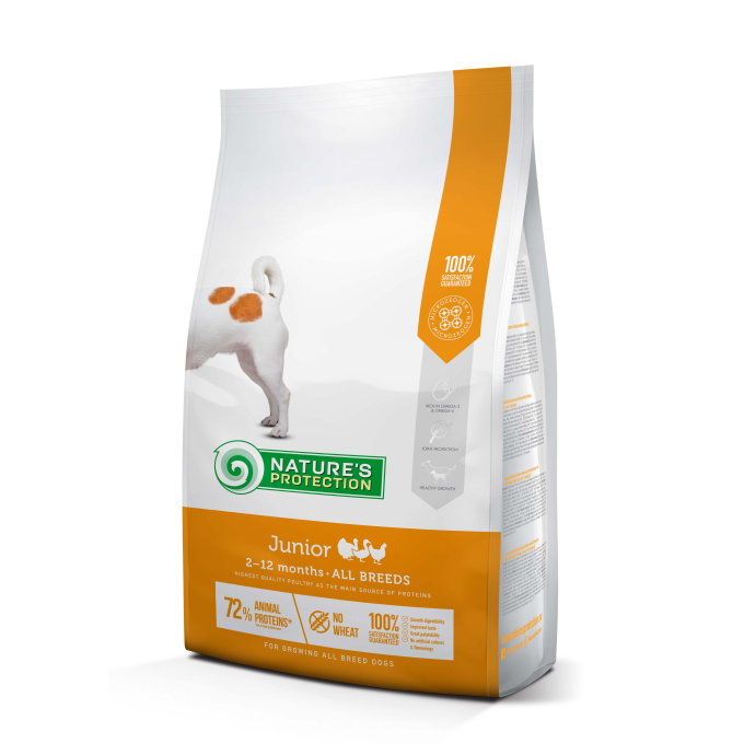 dry food for junior all breed dogs with poultry - 1