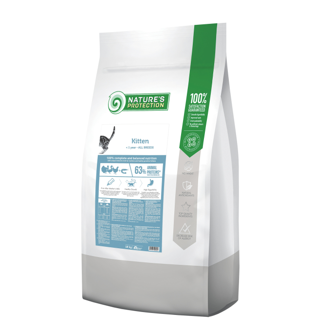 dry pet food with poultry and krill for all breed kittens - 1