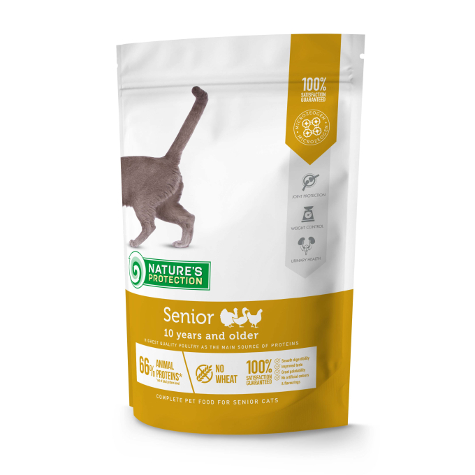 dry pet food with poultry for senior cats - 1