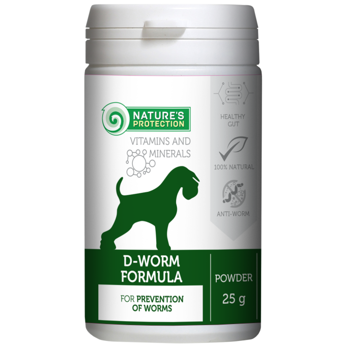 complementary feed for adult dogs for prevention of worms - 1