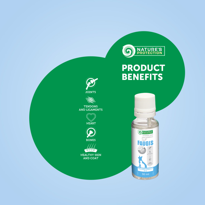 Faugis, complementary feed for adult dogs and cats, wellness formula 5in1 - 2