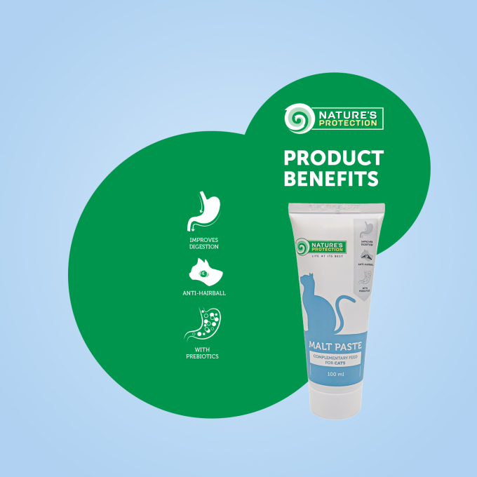 Malt paste, paste for cats promoting hair removal, - 2