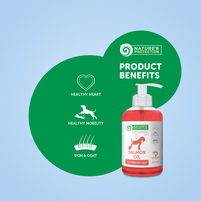 Salmon Oil complementary feed for skin and coat of adult dogs and cats - 2
