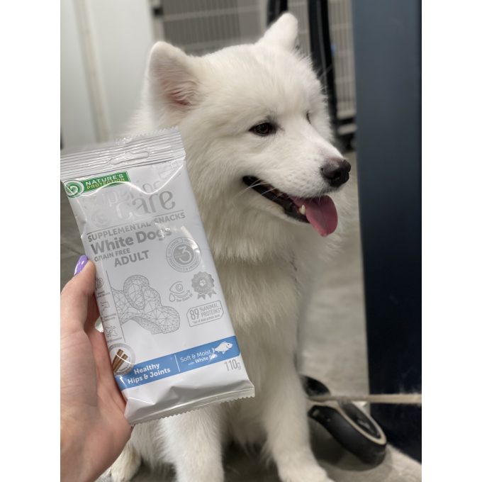 aanvullend graanvrij voer - snacks voor volwassen honden met witte vis - 3