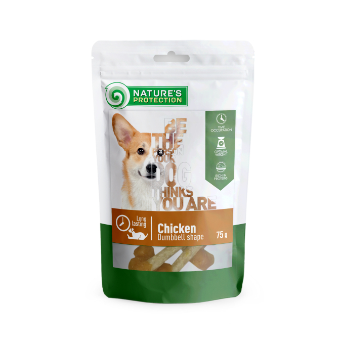 snack for dogs with chicken, weight - shaped, - 1