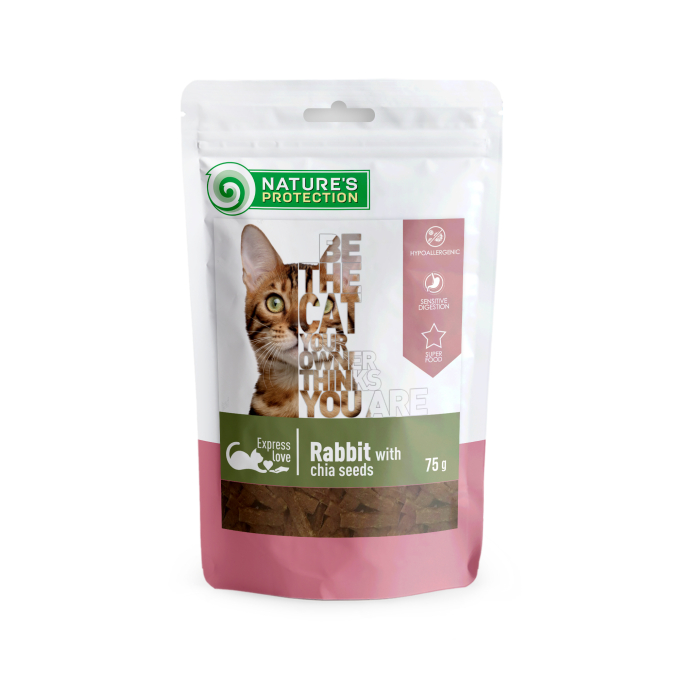 snack for cats rabbit with chia seeds - 1