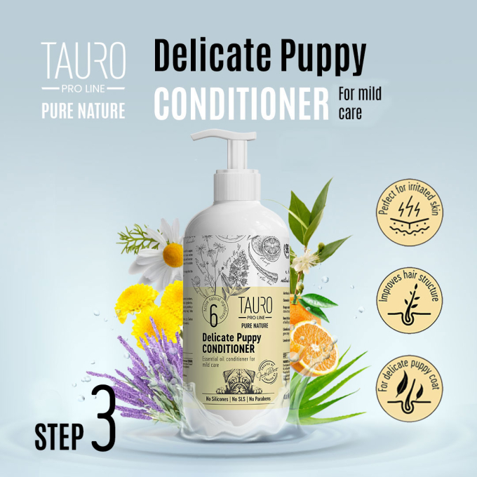 Pure Nature Delicate Puppy, gentle coat conditionier for puppies - 3