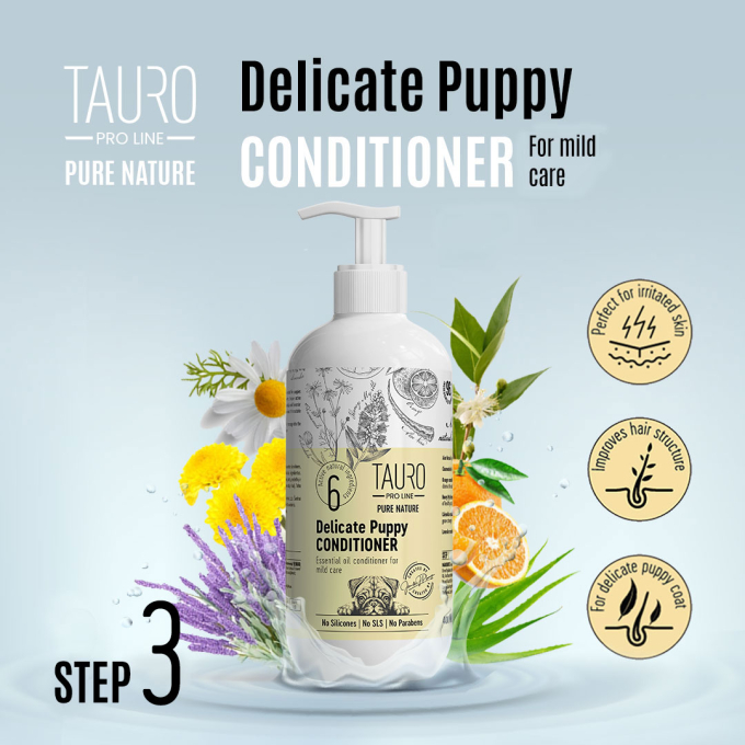 Pure Nature Delicate Puppy, gentle coat conditionier for puppies - 2