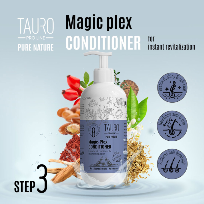 Pure Nature Magic-Plex, coat restoring conditionier for dogs and cats - 4