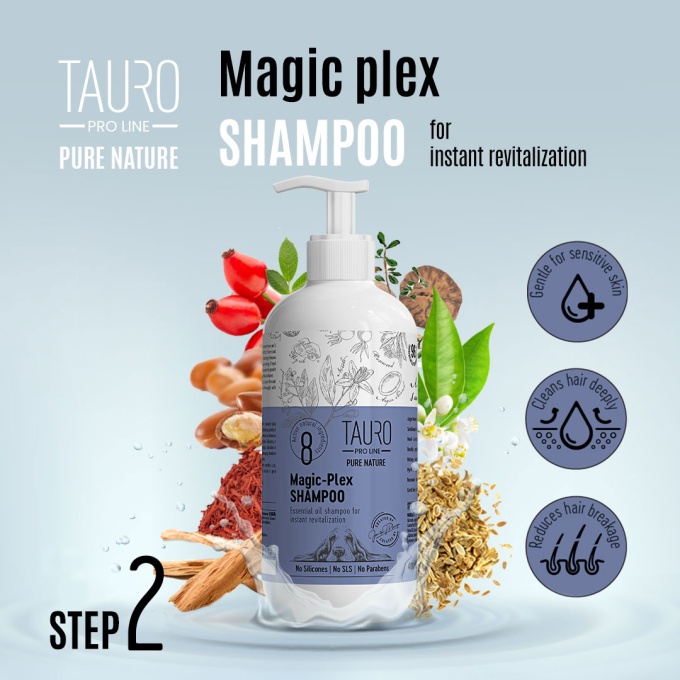 Pure Nature Magic-Plex, coat restoring shampoo for dogs and cats - 4