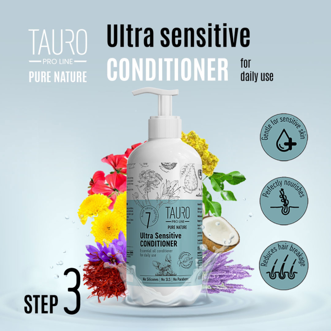 Pure Nature Ultra Sensitive, coat conditionier for dogs and cats with sensitive skin - 4