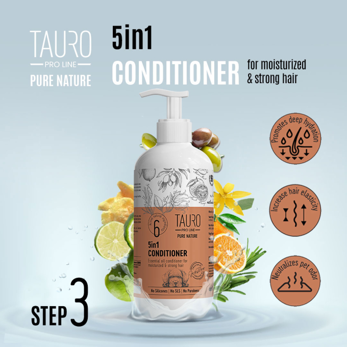 Pure Nature 5in1, moisturizing coat conditionier for dogs and cats - 4