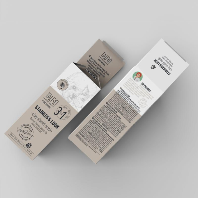 Pure Nature Stainless look 3in1, natural clay mask to prevent tear stains on the coat for dogs - 2