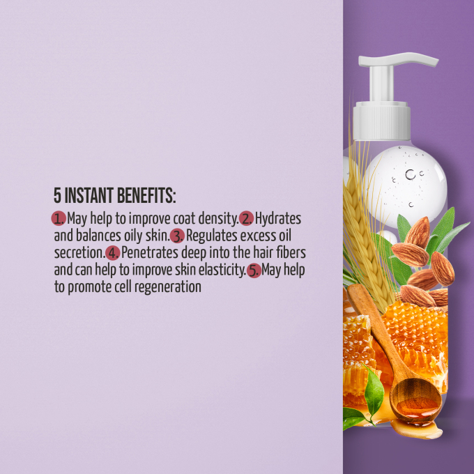 Ultra Natural Care volume boost shampoo for dogs and cats coat - 4