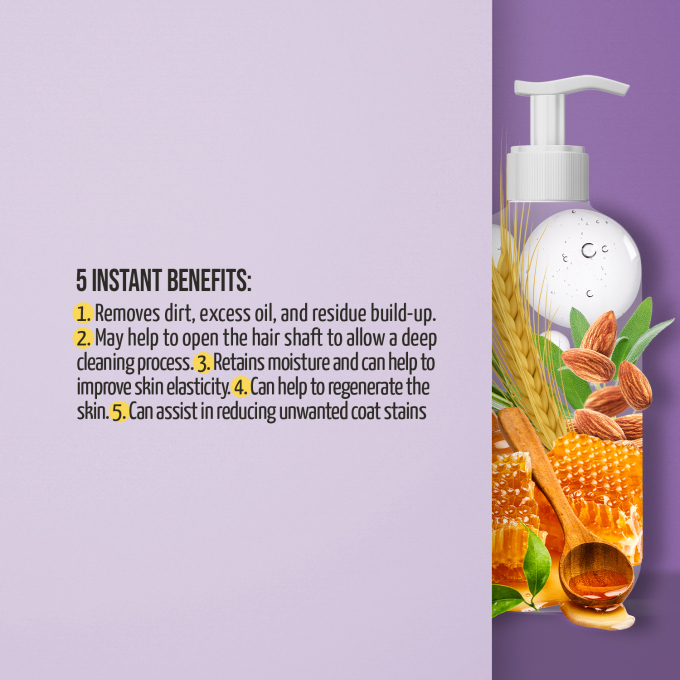 Ultra Natural Care deep clean shampoo for dogs and cats  skin and coat - 4