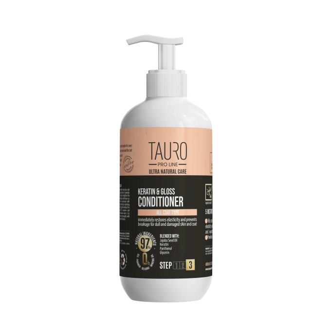 Ultra Natural Care conditioner with keratin for dogs and cats coat - 1