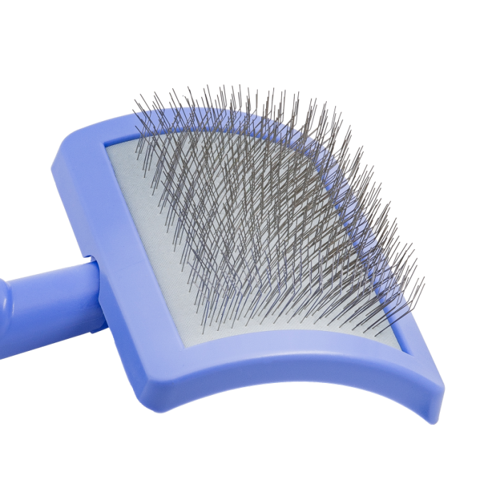 plastic brush, purple, large size 17.5x10.6x6.2 cm - 2