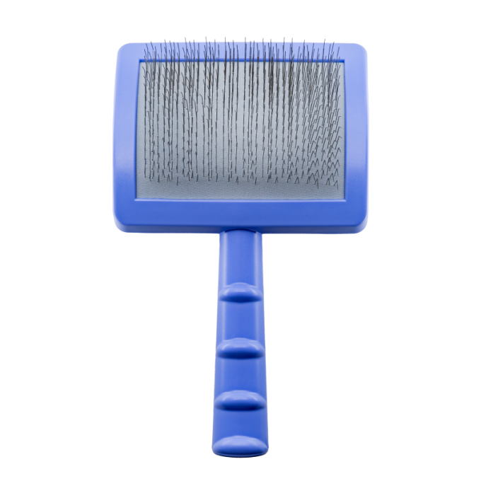 plastic brush, purple, large size 17.5x10.6x6.2 cm - 1